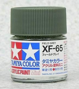 TAMIYA 壓克力系水性漆 10ml 原野灰色 XF-